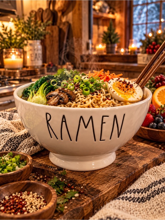 Other - Ramen Ceramic Bowl - White